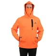 thumbnail image 2 of Mossy Oak Blaze Orange Mens Premium Warming Hoodie with Neck Gaiter, 2 of 8
