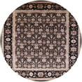 thumbnail image 1 of Ahgly Company Indoor Round Mid-Century Modern Dark Salmon Pink Oriental Area Rugs, 4' Round, 1 of 6