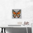 thumbnail image 2 of ARTCANVAS Brown Butterfly Wings Jewel Pixel Canvas Art Print - Size: 12" x 12" (1.50" Deep), 2 of 9