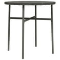 thumbnail image 5 of vidaXL Patio Table Porch Table for Serving Coffee Patio Furniture Poly Rattan, 5 of 6