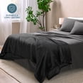 thumbnail image 4 of Bare Home Manta de Cama de Felpa Sherpa Mullida y Suave, Reversible, Liviana, Tamaño Twin/Twin XL, Negra con Sherpa Negra, 4 of 6