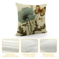 thumbnail image 4 of Nawypu   Floral Decorative Throw Pillow Covers Plant Pillow Covers  Lotus Leaf Square Pillowcase Flower Outdoor Sofa Bedding Car and Home Decor Pillow Cushion Covers, 4 of 5