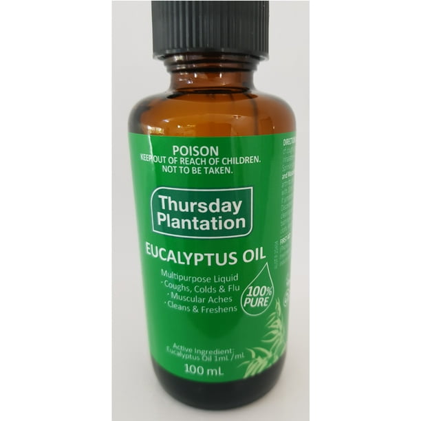 Thursday Plantation Eucalyptus Oil 100 Pure Relieves Cold And Flu Symptoms Mild Arthritic Muscular Aches And Pains Made In Australia 100ml Walmart Com Walmart Com