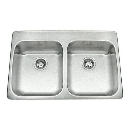 American Standard 24db 332211 290 Ada Double Bowl Drop In Kitchen Sink