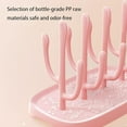 thumbnail image 6 of Pink Baby Bottle Drying Rack, Portable Bottle Holder for Baby Accessories, 6 of 10