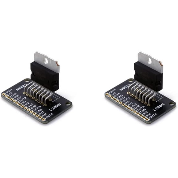 Treedix 2pcs L298N Motor Driver Controller Board Module Stepper Motor DC Dual H-Bridge for Arduino Smart Car Power  MEGA R3 Mega2560