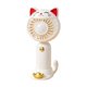 thumbnail image 2 of Cute Luck Cats Handheld Fan For Kids 3 Speed Portable Mini Desk Fan With USB Rechargeable Summer Cooler Gift For Girls Boys, 2 of 6