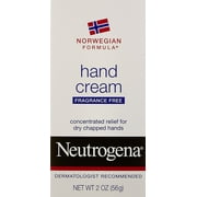 Neutrogena Norwegian Formula Hand Cream Fragrance Free, 2 Oz