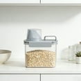 thumbnail image 4 of Linnome Clear Airtight Food Storage Container With Lids Plastic Canisters For Kitchen Pantry Organization And Storage, 4 of 6