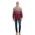 thumbnail image 2 of Tribekka 44 Men's Gradient Mock Neck Quarter Zip Sweater with Long Sleeves, Sizes S-2XL, 2 of 5