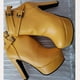 thumbnail image 4 of Botas cortas de moda para mujer, botines de mujer sexis con plataforma, tacones altos, botas negras, rojas, amarillas y blancas, zapatos de mujer de talla grande 48, 4 of 5