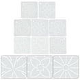 thumbnail image 4 of MasteelfCA 8Pcs Flower Quilting Template Set, Quilting Stencil Sewing Template for Simple Quilting Design, Patchwork Painting, 4 of 8
