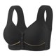 thumbnail image 1 of Ropa Interior Transpirable para las Mujeres Tamaño Grande Hebilla Frontal Color Sólido sin Bordes Recogido Sujetador Delgado Diario Ropa Interior Cómoda Mujeres, 1 of 2