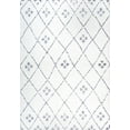 thumbnail image 3 of JONATHAN Y MOROCCAN HYPE 5 x 8 Area Rug, Izil Moroccan Geometric Diamond - Ivory/Light Gray, MOH507A-5, 3 of 10