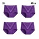 thumbnail image 5 of Minnieouse Ropa interior Lencería de cintura alta Body Shaping Ladies Briefs Cómodo Sexy Control Bragas Calzoncillos de talla grande Ropa interior Púrpura SG, 5 of 6