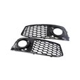 thumbnail image 1 of Un Par De Rejilla De Ventilación De Cubierta De Luz Antiniebla De Coche De Parachoques Delantero Chapado En Estilo De Malla Adecuado Para Audi A4 B8 2009-2011 Speravity VI009199-02, 1 of 6