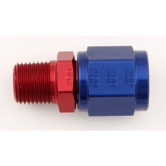 XRP-Xtreme Racing Products XRP900606 06 AN Streight Female to Male 0.25 in. NPT Swivel Pipe Adapter