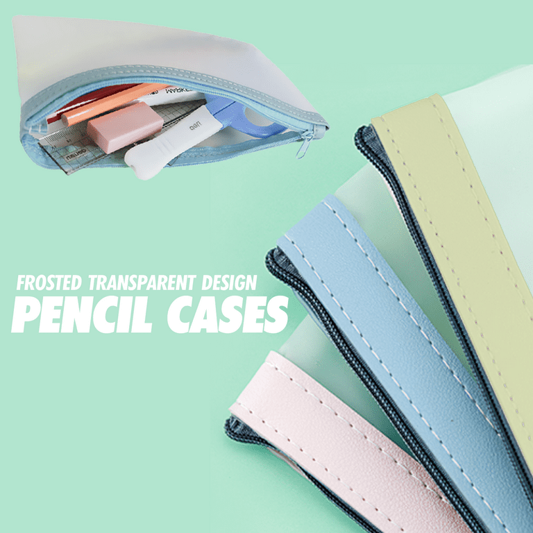 Yasen Pencil Case, Portable Pencil Holder Cute Pencil Case for Girls Boys,  Stand-up Telescopic Pen Case School Office Pen Case Organizer for Teens