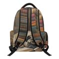 thumbnail image 2 of FUIALDOLG Multi Pocket School Bookbag for Travel Scuola, 600D Polyester Multi-Pocket Book Bag, Sleeping Pug Design, 2 of 9