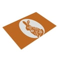 thumbnail image 1 of Napperons Joyeuses Pâques avec Lapin Mignon et Design Camion Vintage, Tapis de Table de Printemps de Ferme Lavables Réutilisables pour Décoration de Table de Fête de Vacances pour Cuisine Salle à Manger, 1 of 3