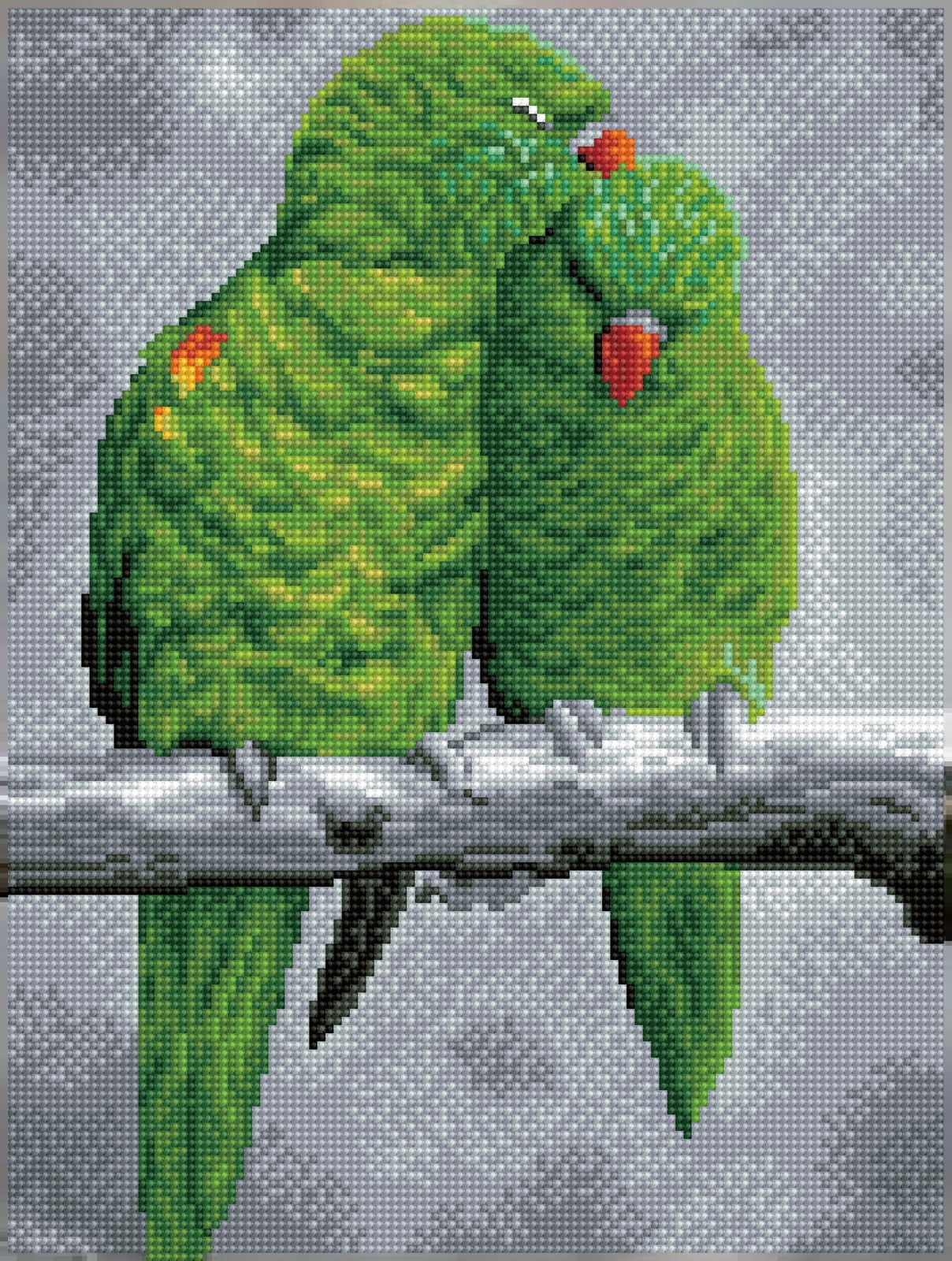Diamond Dotz Sweet Perch - Pre-Framed Kit Bird Diamond Painting Kits for Adults - Diamond Art Kits a Relaxing Creative Craft Kit with Dotz Gems 12.2"x16.1"