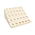 thumbnail image 4 of Estante de almacenamiento de aceites esenciales de madera Organizador de almacenamiento de aceites esenciales de mesa para 5 capas 6 agujeros, 4 of 9