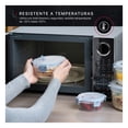 thumbnail image 4 of Set De 4 Contenedores De Plástico Para Alimentos Cookify Redondos ,Herméticos, Aptos para Microondas, Sin BPA, 4 of 7