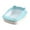 Light Blue-50% 24ff, variant on Cat Litter Box, Pink, Semi-Enclosed Open Toilet, Deodorant Feces Tray, Splash Proof, Pet Supplies Lulshou
