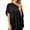 Black, variant on Lightweight Chiffon Summer Wrap Şun For Beach Cover Up Soft Flowing Shawl Breathable Sun Scarf Versatile Evening Stole Dressy, XXL, Blue