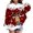 R142-Watermelon Red, variant on RMGVDSD Christmas Hoodies for Girls Cute Graphic Pullover Hooded Sweatshirt Long Sleeve Tops Loose Fit Casual Sweatshirts for Kids Fashionable Top 4-5 Years