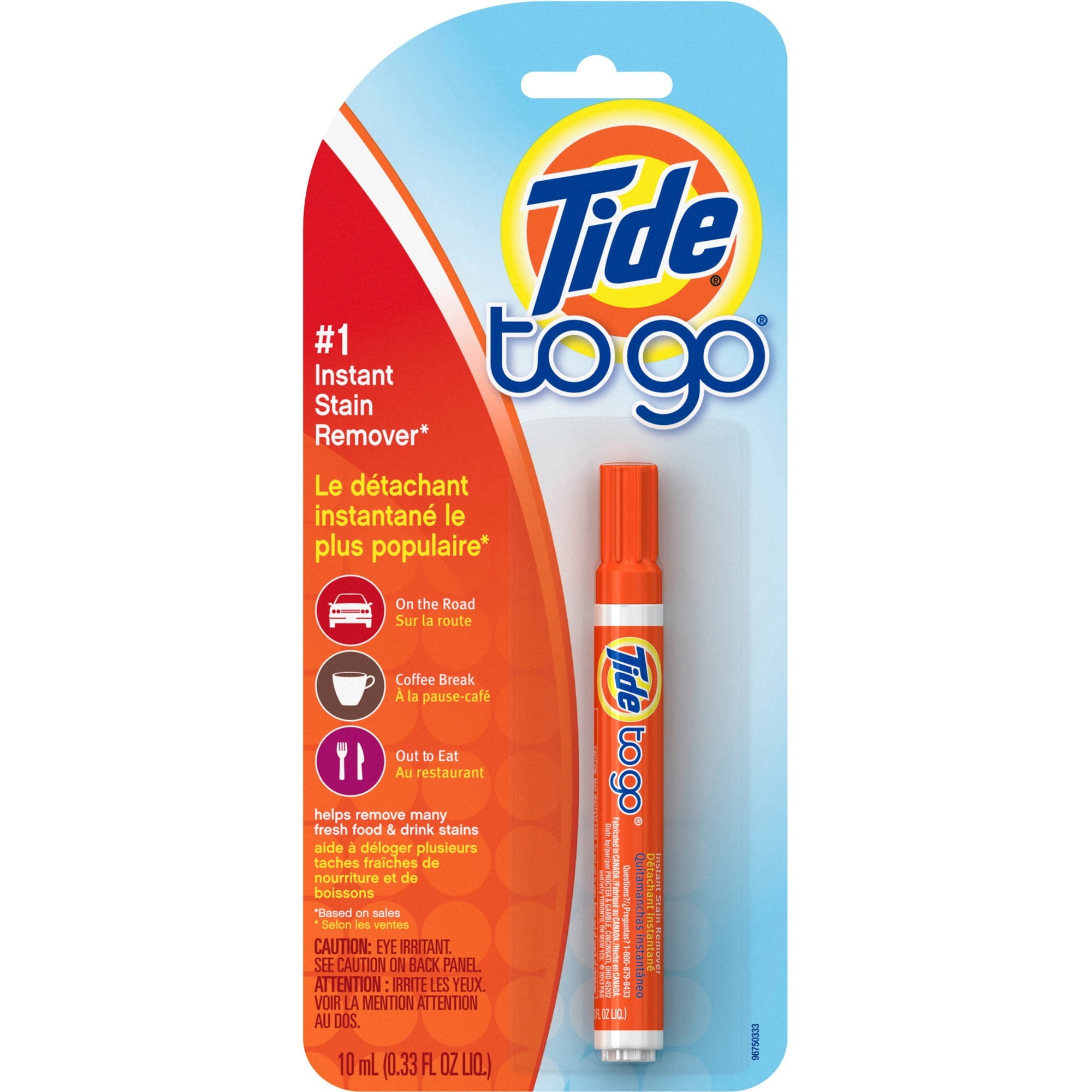 Tide, PGC01870CT, Procter & Gamble toGo Stain Remover Pen, 6 / Carton