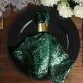 thumbnail image 5 of Efavormart 1 PC Hunter Emerald Green Premium 20" x 20" Washable Sequin Napkins Great for Wedding Party Restaurant Dinner Parties Decoration, 5 of 11