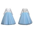 thumbnail image 5 of URMAGIC 3-13T Girl Long Sleeve Embroidery Princess Pageant Dresses Kids Prom Ball Gown Dresses, 5 of 5