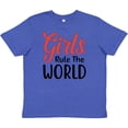 thumbnail image 3 of Inktastic Girls Rule the World Youth T-Shirt, 3 of 5