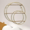 thumbnail image 6 of Baoblaze Hanging Shelf Portable Storage Organizer Wall Storage Box Organizer Rack Round 3 Tiers, 6 of 8