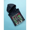 thumbnail image 3 of Krampus Creepy Santa Christmas Men's Hoodie, 3 of 4