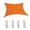 Orange, variant on MKHSQHDG Today's Deals Sun Shade Outdoor Sun Shade Tent Universal Protective Cover for Patio Garden Camping and Beach