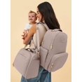 thumbnail image 2 of JuJuBe Signature Classic Diaper Backpack Large - Taupe, 2 of 7