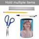 thumbnail image 5 of Carinha de Anjo-theme Cylinder Pen Holder Pencil Organizer with Flannel Lining PVC Leather Material Cardboard Base for study work 10*8CM, 5 of 6