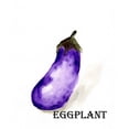 thumbnail image 2 of Chapman, Marcy 15x18 White Modern Wood Framed Museum Art Print Titled - Veggie Sketch  VII-Eggplant, 2 of 4