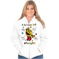 thumbnail image 4 of PACMAN Game A Little Bit Dramatic Zip Up Hoodie Men's Women's Brisco Brands M, 4 of 5