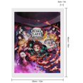 thumbnail image 2 of Demon Slayer Kits de Pintura de Diamantes para Adultos 5D DIY Diamond Art Kits Full Drill Diamond Dots para Regalo Decoración de Pared y Relajación Artes de Gemas 30*40cm, 2 of 6