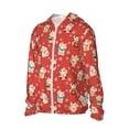thumbnail image 2 of Daiia Japanese Maneki Cats UPF 50+ Sun Protection Hoodie Jacket Lightweight Long Sleeve Sun Shirt for Women Men with Pocket Hiking Outdoor-Large, 2 of 9
