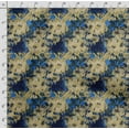 thumbnail image 4 of Soimoi Watercolor Floral Print, Poly Taffeta Fabric, Decor Sewing Fabric By The Yard 56 Inch Wide, Decorative Fabric For Outdoor Upholstery, Umbrellas And Home Accents, Blue, 4 of 5