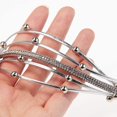 thumbnail image 3 of Women Wrap Bracelet Multilayered Leather Braided Bangle Wrist Cuff Bangles Gift, 3 of 5