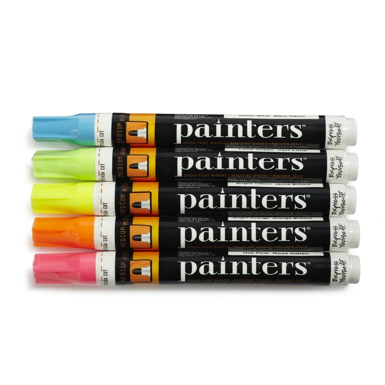 Neon Assorted Colors Fabric Paint Pens - Set of 24 (24 Piece(s))