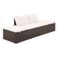thumbnail image 2 of vidaXL Patio Bed Outdoor Daybed Sofa Lounge Chair Patio Furniture Poly Rattan, 2 of 6