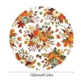 thumbnail image 4 of Halloween Sale Clearance!Fall Decorations for Home, Tablecloth For Thanksgiving Pumpkin Dining Table No Wash Waterproof Oil Proof Round Tablecloth, 4 of 7