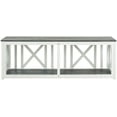 thumbnail image 3 of Safavieh Wood Scandinavian Style and Durable Shelving Bench White, 3 of 4