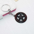 thumbnail image 4 of Universal Texas Edition Alloy Car Keychain Ring Decoration Gift Emblem Sport SUV (Black Red), 4 of 4